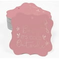 thumbnail image 2 of Inkdotpot Baby It's Cold Outside Baby Shower Bottle Tag Real Rose Gold Foil Favor Bracket Shape Hang Tags Pack Of 100, 2 of 7