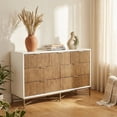 thumbnail image 3 of Origins by Alpine Larsen 7 Drawer Dresser in White, 3 of 7