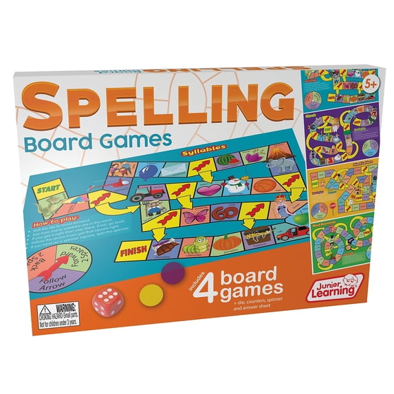 Junior Learning JRL423BN 2 Each Spelling Board Games