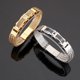 thumbnail image 3 of Pulsera de diamantes para hombre de acero inoxidable dorado creativa y de moda europea y americana, 3 of 6