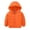 Orange, variant on Kids Lightweight Puffer Jacket Packable Bubble Coat Down Cotton Coats Zip Up Hooded Outwear Orange