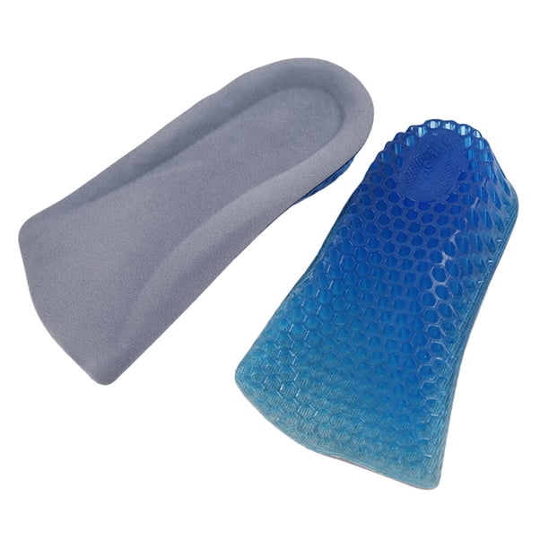 WORGEOUS 1 par de altura de silicona Aumento de la plantilla aliviable Invisible Aumento de los zapatos de plantilla del panal