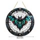 thumbnail image 3 of Bat Stained Glass Suncatchers Outdoor/Indoor Stained Glass Window Hanging Housewarmings Gift Halloween Decorations Multicolor, 3 of 4