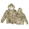 thumbnail image 4 of Grblisyd Girls Camo Hoodies Size 10-12 Dressy Casual Long Sleeve Hooded Sweatshirt Trendy Maple Leaf Print Hooded Sweatshirts Youth 2025 Fall Pullover Tops Light Brown 110, 4 of 5