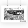 thumbnail image 3 of Naples, Florida, Beach Scene (12x18 Wall Art Poster, Room Decor), 3 of 3