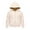 Beige, variant on Boys Girls Fleece Jacket Love Heart Print Hoodie Thermal Warm Sherpa Pullover Lined Long Sleeve Full Zip Up Hooded Sweatshirt Kids Fall Winter Jackets