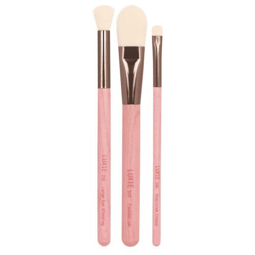 Luxie Beauty 3 Piece Brush Set, Gaea
