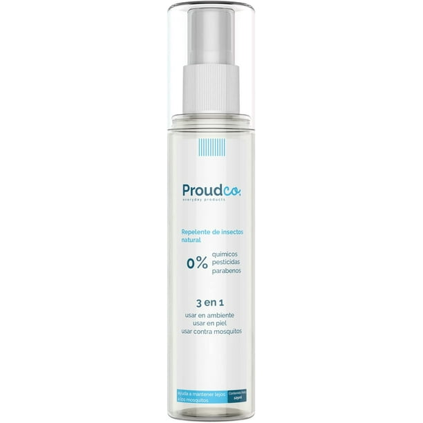 Repelente de Insectos Natural Aceites Esenciales Natura Repelente de mosquitos 0% químicos pesticidas o paralelos 3 en 1 Proudco NO