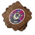 thumbnail image 2 of Carolines Treasures SS1063FC Finnish Lapphund Foam Coaster Set of 4 3 1/2 x 3 1/2 multicolor, 2 of 3