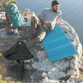 thumbnail image 3 of KQJQS Outdoor Portable Folding Chair, Three-legged Stool Plus Size Fishing Stool, Camping/Home / Fishing / Travel / Summer Cooler Mat, 3 of 7