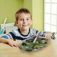 thumbnail image 3 of Helicóptero eléctrico Avión de juguete Playset con luces Modelo de avión eléctrico Helicóptero de simulación para bebés Niños pequeños Niños mayores Sunnimix Juguetes de helicópteros eléctricos, 3 of 8