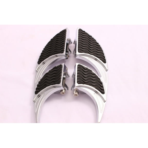 FLOORBOARDS FOOTBOARDS FOOTPEGS FOOT PEG PASSENGER REAR 4 HARLEY TOURING ROAD