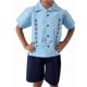 thumbnail image 2 of Guayabera para Bebé Pañalero con Short, Conjunto Mexicano de 2 Piezas para Niño, Guayabera Infantil de Manga Corta, 2 of 4