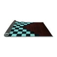 thumbnail image 2 of Ahgly Company Indoor Round Abstract Light Blue Modern Area Rugs, 5' Round, 2 of 4