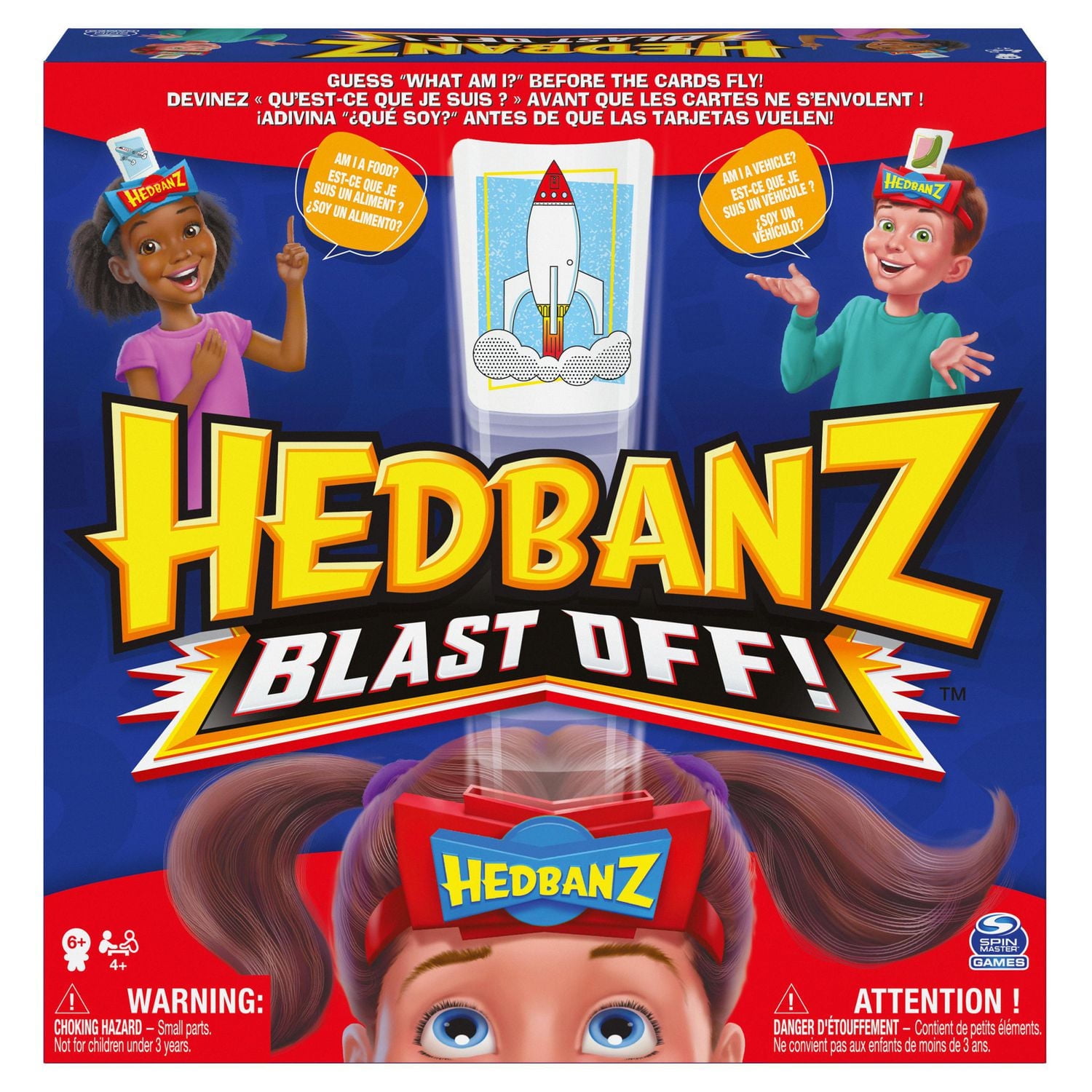 Hedbanz Blast Off! Guessing Game for Kids and Families Ages 6 and up, Hedbanz Blast Off