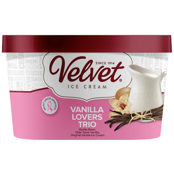 Velvet Vanilla Lovers Trio Ice Cream