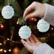 thumbnail image 5 of Foam Ball Macaron Color Christmas Tree Hanging Ornaments Pendant 8cm Christmas Ball, 5 of 6