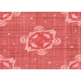 thumbnail image 1 of Ahgly Company Indoor Rectangle Patterned Bean Red Area Rugs, 2' x 4', 1 of 6