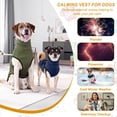 thumbnail image 4 of Uxcell Dog Anxiety Calming Hoodie, Breathable Dog Anxiety Jacket Vest Coat Adjustable Pet Hoodie with Hood, Keep Pet Calm, S, (Army Green), Intended for Thunder/Fireworks/Separation, 4 of 7