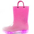 thumbnail image 1 of Botas de lluvia K KomForMe para niños pequeños, iluminadas, impermeables, unisex, 1 of 7