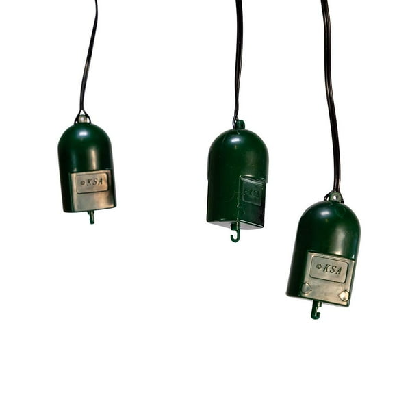Kurt S. Adler USB Triple DC Twirl-It Motors, Black