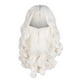 thumbnail image 2 of Fiudx Peluca de Papá Noel, Conjunto de Barba y Cabello Largo y Rizado, Diseño Ligero, Aspecto Natural, Disfraz de Fiesta Navideña, Unisex para Adultos, Fácil de Peinar, Incluye Soporte para Peluca., 2 of 6