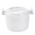 thumbnail image 1 of Microwave Rice Cooker - Non-Stick Microwave Steamer, 1.8L Container Perfect for Small Kitchens, Dorms, Singles & Quick Meals (1.8L), 1 of 5