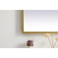 thumbnail image 3 of MRE62736BK-Elegant Decor-Pier - 36W LED Mirror with Adjustable Color Temperature In Modern Style-36 Inches Tall and 27 Inches Wide-Black Finish, 3 of 6