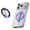Purple, variant on Agiufgs Magnetic Phone Stand 22N, Secure Magnetic Grip with 360° Rotation, for Hands-Free Video Calls and Selfies, Gray