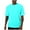 Mint Green#06, variant on Athletic Shirts for Men Oversized Crewneck Imitation Cotton Short Sleeve T Shirts Casual Solid Plus Size Round Neck Comfy Stretch Gym Sports Summer Tee Top