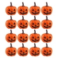 thumbnail image 1 of 16pcs Artificial Pumpkins Plastic Pumpkins Simulation Small Pumpkins for Halloween, 1 of 8