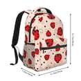 thumbnail image 2 of Balery Red Ladybug Mochila Escolar Impresa, Mochila Ligera para Viajes Casual, Mochila Duradera y Cómoda Multifuncional, Mochila para Laptop-One Size, 2 of 5