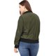 thumbnail image 5 of ChaqueBomber LigeBolsillo CremalleRibete En Contraste TalGrande PaMujer Verde XXL, 5 of 7