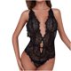 thumbnail image 1 of Conjunto de lencería sexy de encaje cruzado en la espalda de color sólido de una pieza sexy de moda para mujer Fridja  nalpqowj38069, 1 of 9