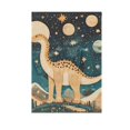 thumbnail image 6 of Yayeee Garden Flag 28" x 40" Double Sided Outdoor Yard Lawn Holiday Decorations, Dinosaur at Night, 6 of 6