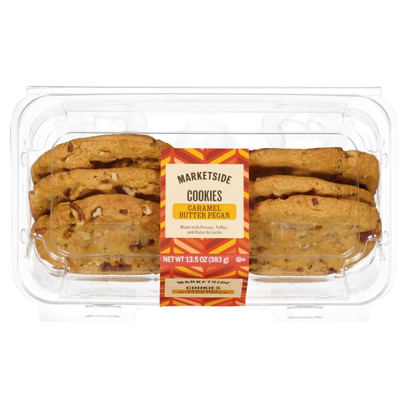 Marketside Caramel Butter Pecan Cookies, 13.5 oz, 6 Count