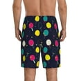 thumbnail image 4 of Lsque Colorful Ping Pong Rackets Mens Sleep Pajama Shorts,Short Pajama Pants, Cotton Ultra-Soft Knit-X-Large, 4 of 9