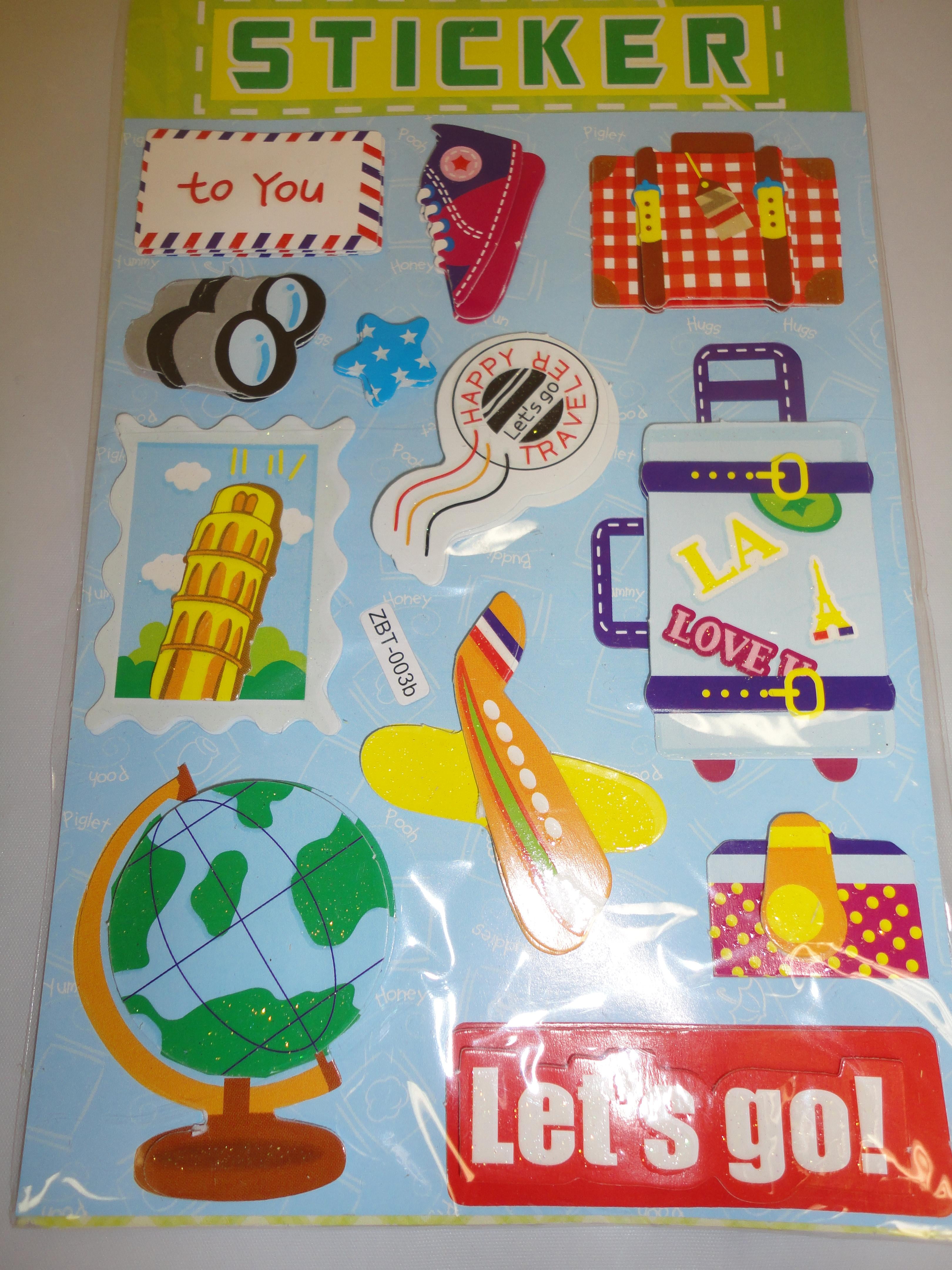 Jolee's Boutique Summer Gear 3d Dimensional Stickers Cute for sale online 