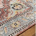 thumbnail image 6 of Mark&Day Area Rugs, 6x9 Kissonerga Traditional Coral Area Rug, Orange Ivory Blue Carpet for Living Room, Bedroom or Kitchen (6'7" x 9'), 6 of 6