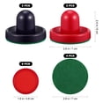 thumbnail image 2 of OULII 16Pcs Air Hockey Pucks and Paddles Set Plastic Table Hockey Accessories Assorted Colors, 2 of 6