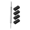 thumbnail image 2 of hengtong 6xRubber Watch Band Strap Loops with Removable Tools for Belt Wristband Tool 2.4cm, 2 of 4
