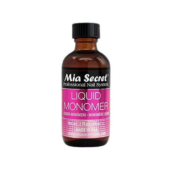 Mia Secret Monomère Liquide pour Système de Clous Acrylique Professionnel - 2 oz