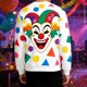 thumbnail image 3 of Top de Manga Larga Impresa con Tema de Carnaval, Sudadera de Cuello de Tripulación de Poliéster Casual para Disfraz de Fiesta Y Ropa Cotidiana, 3 of 7