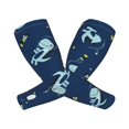 thumbnail image 1 of Fotbe Space Dinosaur Mangas para Brazos con Protección Solar UV- Cubrebrazos para Tatuajes – Mangas Deportivas Refrigerantes UPF 50 para Hombre y Mujer, 1 of 7