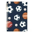 thumbnail image 3 of joogoo Spiral Journal Notebook Football Baseball College Ruled Notebooks 8.3" x 5.7" 2 PCs, 3 of 8