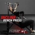thumbnail image 4 of Mikolo Adjustable Weight Bench Press, 660LBS Foldable Bench Press with Squat Rack, Adjustable Bench Press Weight Rack Home Gym Equipment, 4 of 11