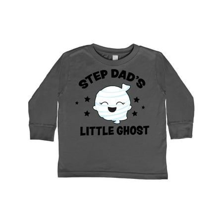 

Inktastic Cute Step Dad s Little Ghost with Stars Gift Toddler Toddler Girl Long Sleeve T-Shirt