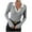 Grey, variant on XZNGL Sweaters for Women Casual Women Casual Solid Knitting Slimming Trumpet Sleeve Long Sleeve V-Neck Sweaters Tops Blouse Women Tops Long Sleeve Tops for Women Casual Women Long Sleeve Tops