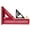 Red and black, variant on MultiAngle Measuring Ruler Triangle Scale Ruler Integrated Straightedge For Professional Construction Drafting Projects