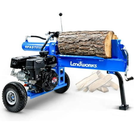 Landworks Gas Log Splitter - 7HP 209CC, 20 Ton Hydraulic System, 16" Max Wood Diameter